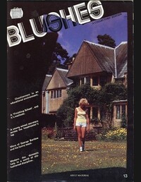 Blushes # 13 magazine back issue cover
