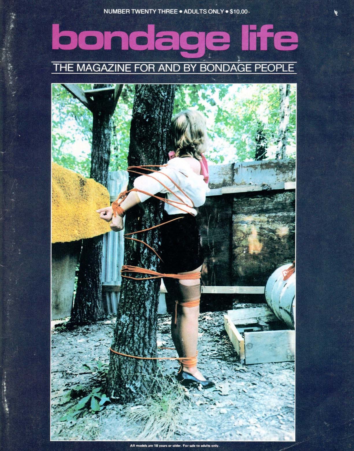 Bondage Life # 23 magazine back issue cover