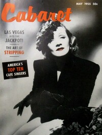 Cabaret May 1955 magazine back issue cover