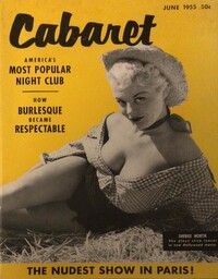 Cabaret June 1955 magazine back issue cover