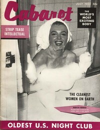 Cabaret July 1955 magazine back issue cover