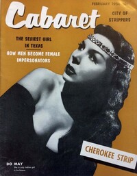 Cabaret February 1956 magazine back issue cover