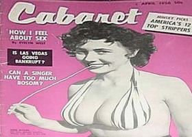 Cabaret April 1956 magazine back issue cover