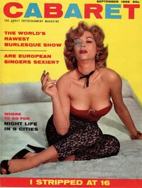 Cabaret September 1956 magazine back issue cover