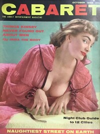 Cabaret October 1956 magazine back issue cover