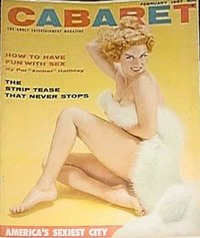 Cabaret February 1957 magazine back issue cover
