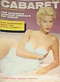 Cabaret March 1957 magazine back issue cover