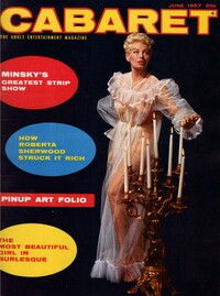 Cabaret June 1957 magazine back issue cover