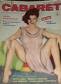 Cabaret September 1957 magazine back issue cover