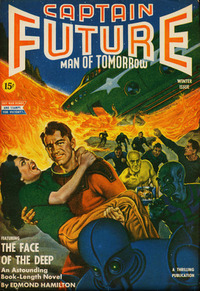 Captain Future Winter 1943 magazine back issue cover