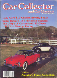 Car Collector and Car Classics June 1984 magazine back issue cover