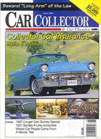 Car Collector and Car Classics June 1994 magazine back issue cover