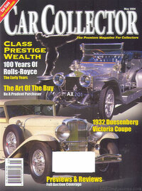 Car Collector and Car Classics May 2004 magazine back issue cover