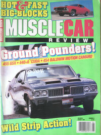 Car Review August 1989 magazine back issue cover