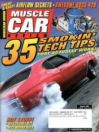 Car Review January 2001 magazine back issue cover