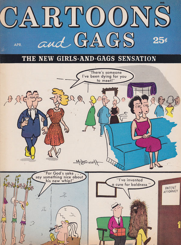 Cartoons and Gags April 1964 April 1964 magazine back issue cover