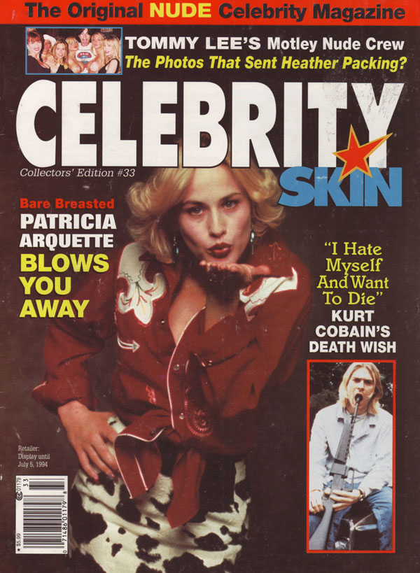 Celebrity Skin # 33 Number #33 magazine back issue cover
