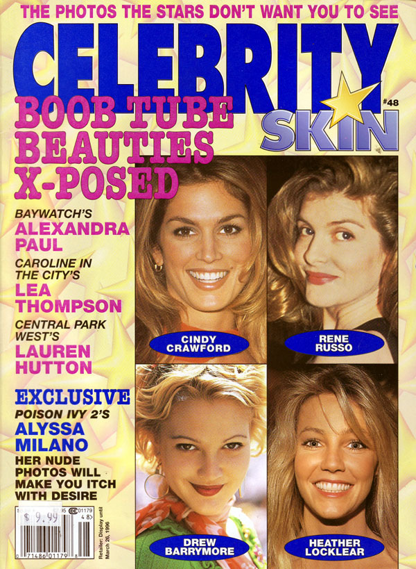 Celebrity Skin # 48, February 1996 Number #48 magazine back issue cover