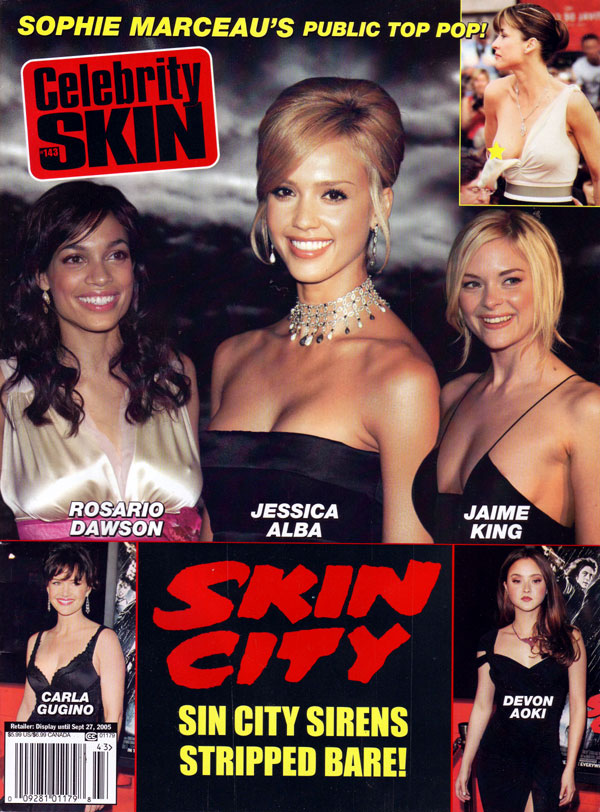 Celebrity Skin # 143, September 2005 Number #143 magazine back issue cover