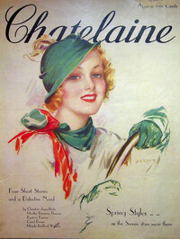 Chatelaine April 1934 magazine back issue cover