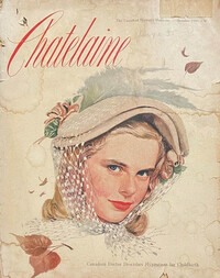 Chatelaine October 1948 magazine back issue cover