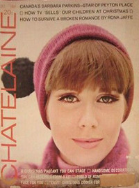 Chatelaine December 1965 magazine back issue cover