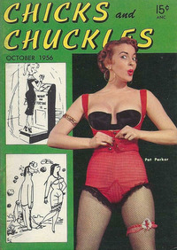 Chicks and Chuckles # 9, October 1956 magazine back issue cover