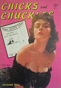 Chicks and Chuckles December 1956 magazine back issue cover