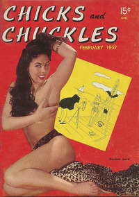 Chicks and Chuckles # 11, February 1957 magazine back issue cover