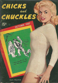 Chicks and Chuckles # 15, October 1957 magazine back issue cover