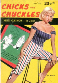 Chicks and Chuckles May 1958 magazine back issue cover