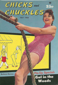 Chicks and Chuckles # 18, July 1958 magazine back issue cover