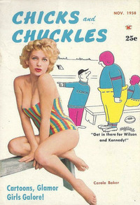 Chicks and Chuckles # 20, November 1958 magazine back issue cover