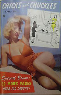 Chicks and Chuckles April 1959 magazine back issue cover
