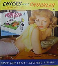 Chicks and Chuckles August 1959 magazine back issue cover