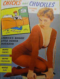 Chicks and Chuckles October 1959 magazine back issue cover