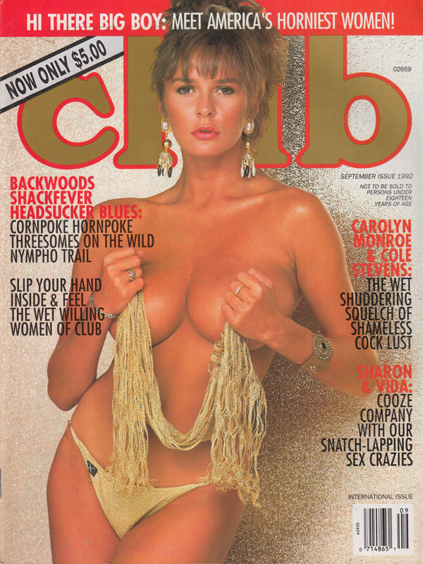 Club September 1992 September 1992 magazine back issue cover