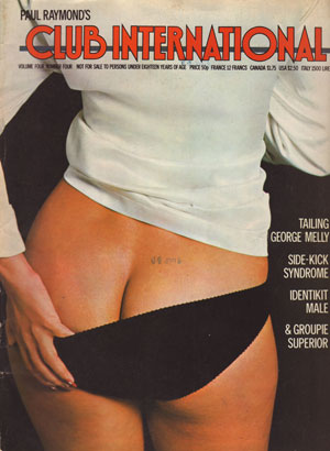 Club Int'l Vol. 4 # 4, April 1975 April 1975 magazine back issue cover