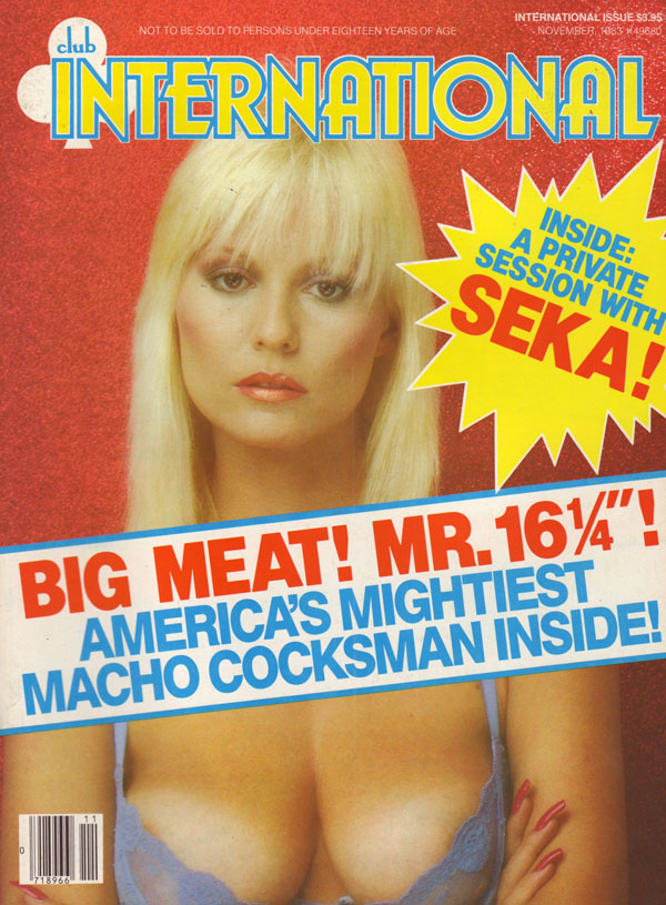 Club International November 1983 November 1983 magazine back issue cover
