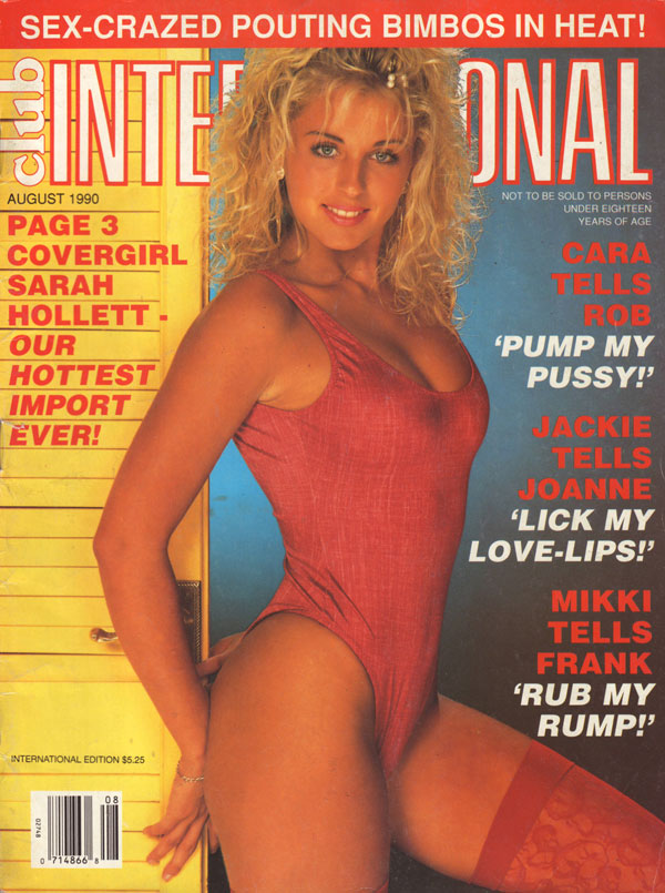 Club International August 1990 August 1990 magazine back issue cover