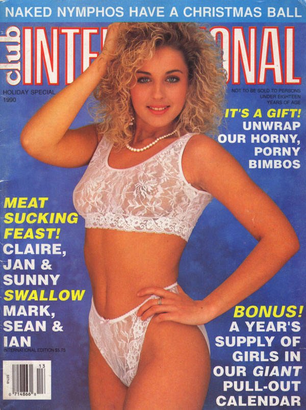 Club International Holiday 1990 Holiday 1990 magazine back issue cover