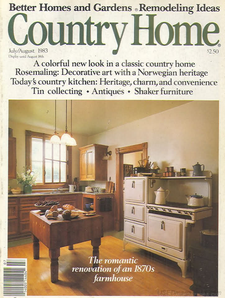 Country Home July/August 1983 July 1983 magazine back issue cover