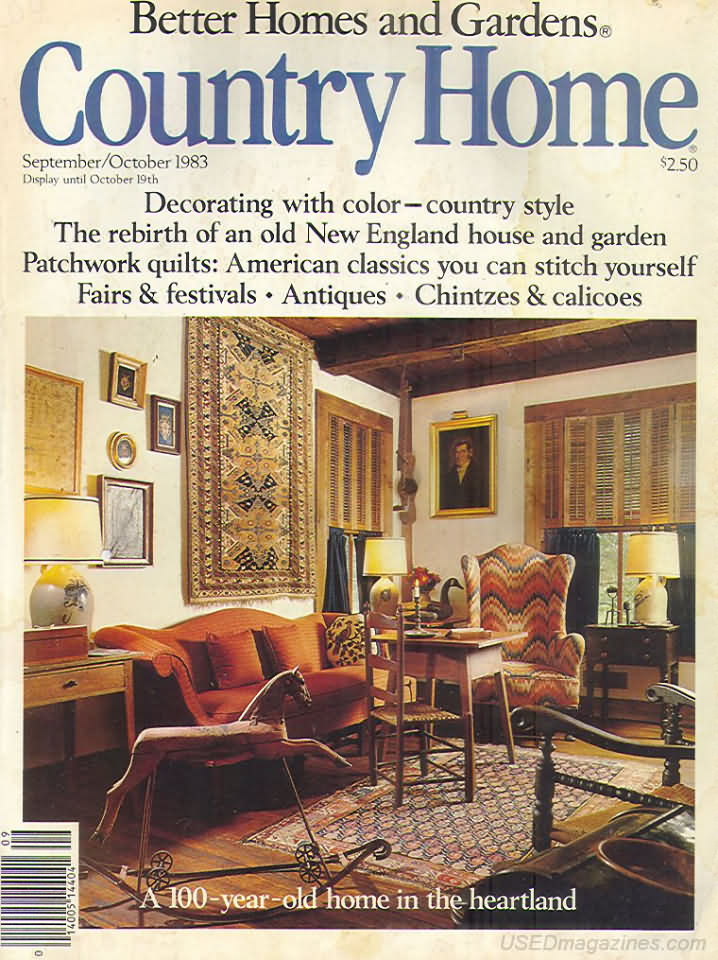 Country Home September/October 1983 September 1983 magazine back issue cover
