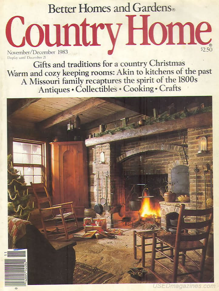Country Home November/December 1983 November 1983 magazine back issue cover