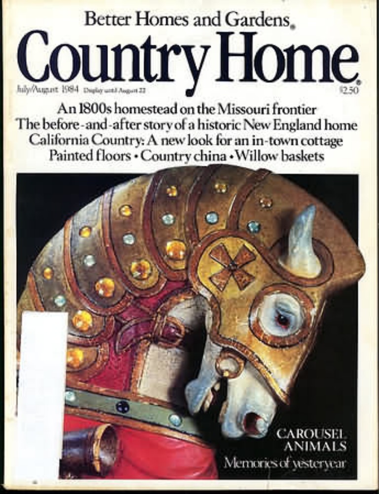 Country Home July/August 1984 July 1984 magazine back issue cover