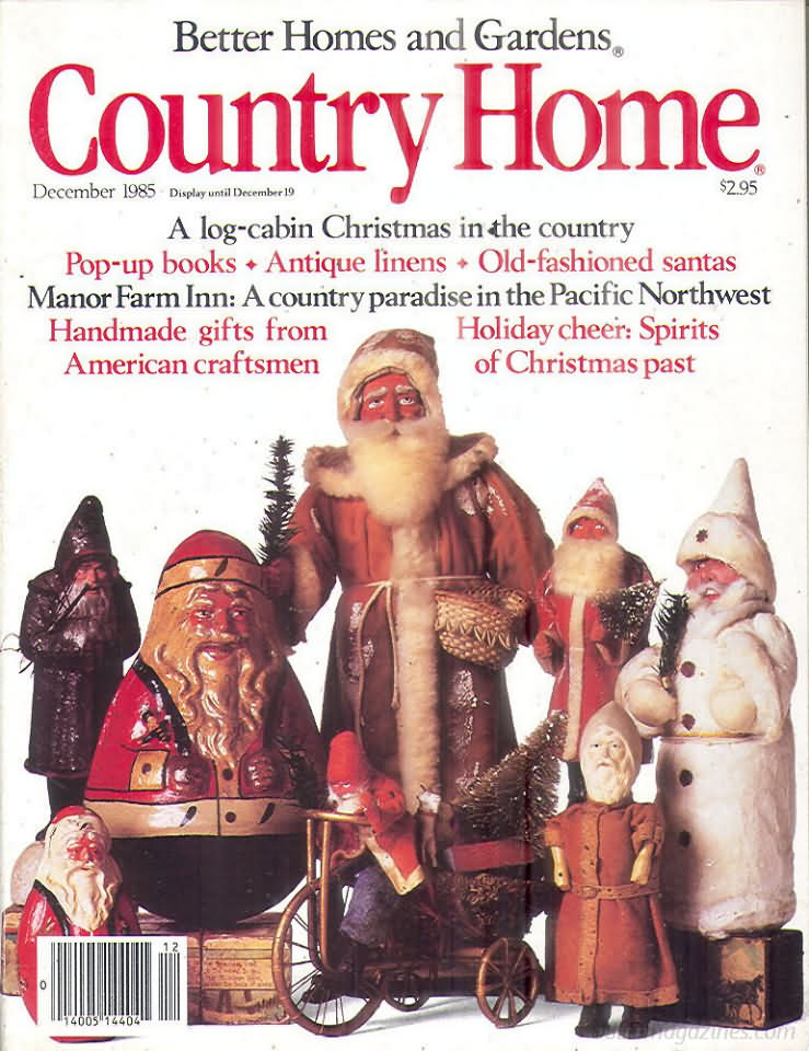 Country Home December 1985 December 1985 magazine back issue cover