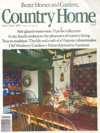 Country Home March/April 1984 magazine back issue cover