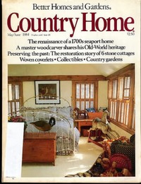 Country Home May/June 1984 magazine back issue cover