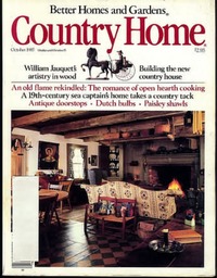 Country Home October 1985 magazine back issue cover