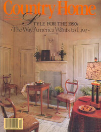 Country Home October 1989 magazine back issue cover
